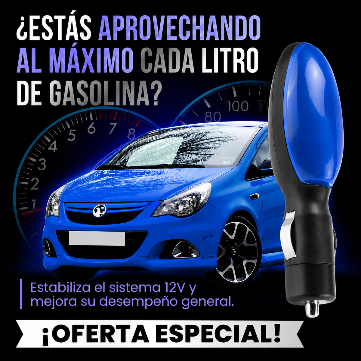 EcoDrive 12V – Optimizador de Rendimiento para tu Vehículo 🚗⚡