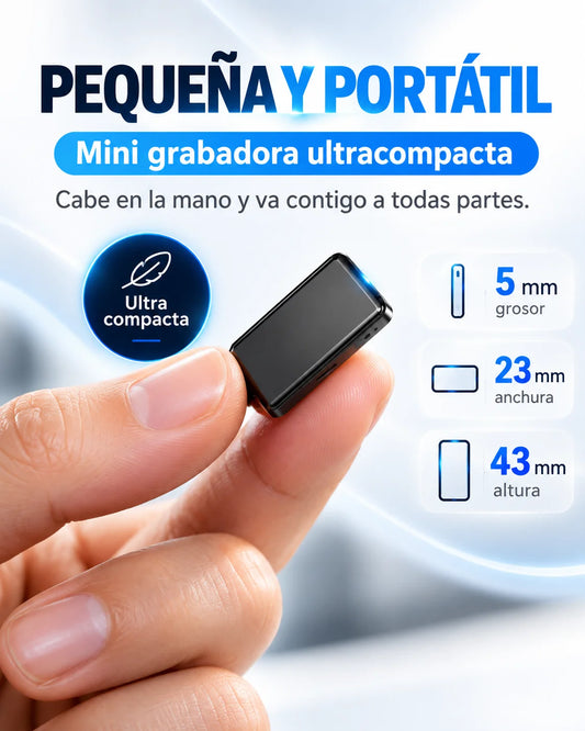 Mini Grabadora – No Pierdas Ni Una Palabra