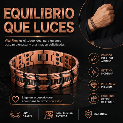 Cobra® Brazalete Magnético de Cobre Puro – Alivio del Dolor y Mejor Circulación
