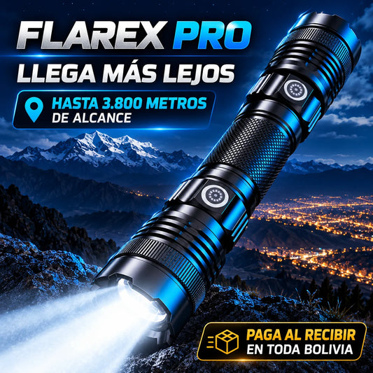 FlareX Pro™ | Ilumina más lejos cuando más lo necesitas